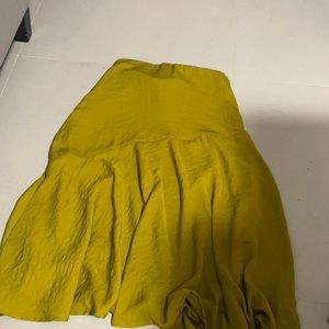 OLIVE GREEN XS MIDI SKIRT AMERICAN EAGLE